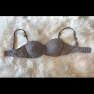 Lilac Gray Push-up Bra